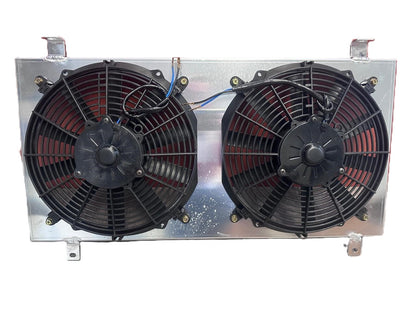 Aluminum Shroud + Cooling Fans for Subaru Impreza WRX/STI GDB GD8 GD 2002-2007 Radiator (10008082) - Electromann SA