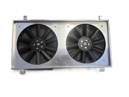 Aluminum Shroud + Cooling Fans for Subaru Impreza WRX/STI GDB GD8 GD 2002-2007 Radiator (10008082) - Electromann SA