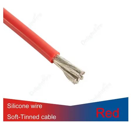 Heat Resistant Silicone Wire 18 Gauge Flexible Silicone Electric Cable for Car Auto Solar Panel Inverter Battery