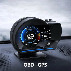 Smart Car OBD2 GPS Gauge HUD Head-Up Digital Display