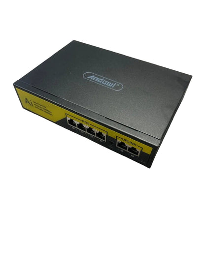 Andowl 6 port Smart Poe Switch (10007457) - Electromann SA