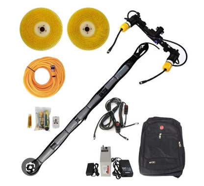 20ft Water Fed Pole Brush ene-Squeegee Solar Panel/Ikhithi Yokuhlanza Iwindi 