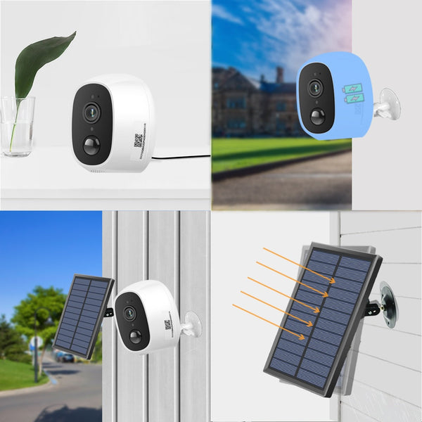 Solar Powered Wireless WiFi  Outdoor IP Camera