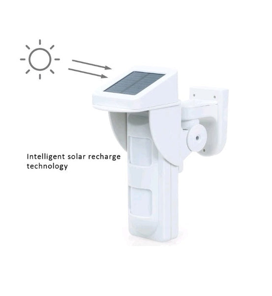 Solar Dual PIR Wireless Outdoor Movement Sensor