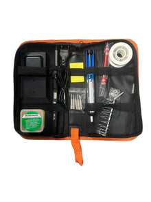 12pc Digital Electric Soldering Iron Kit with Adjustable Temperature and Display (10008954) - Electromann SA