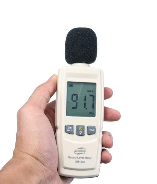 Compact and Accurate GM1352 LCD Sound Pressure Level Tester - Measure Sound Levels from 30 to 130dB