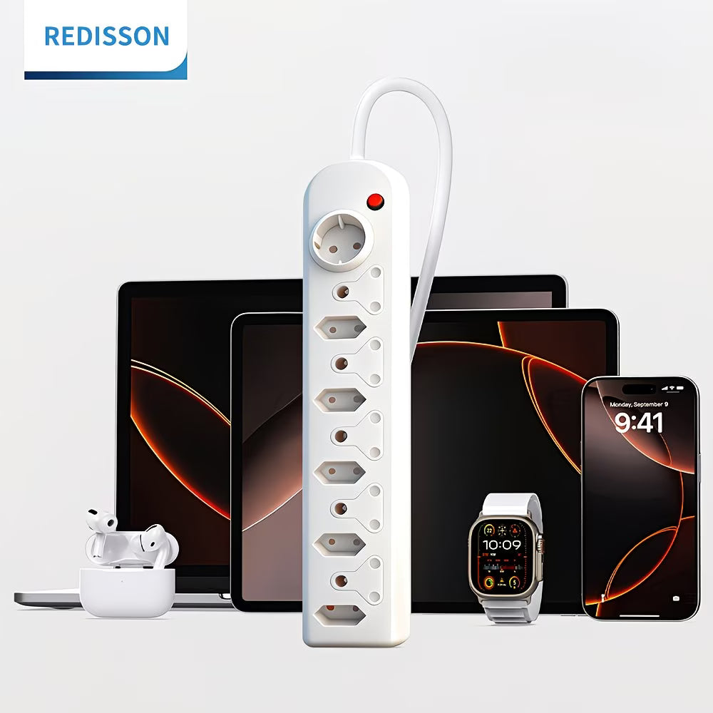 Redisson M-11A 11 Way 220v Multi-Plug (10004850) - Electromann SA