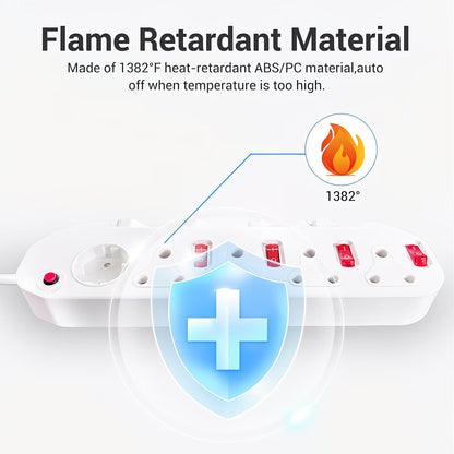 REDISSON Mi-11B 11 Way Switched 5x16Amp 6x5Amp 220v Multi-Plug (10007604) - Electromann SA