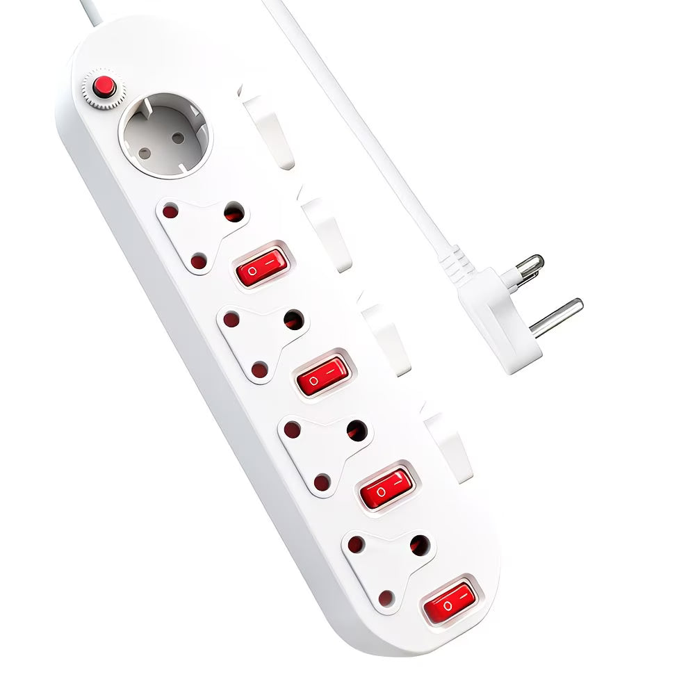 REDISSON Mi-11B 11 Way Switched 5x16Amp 6x5Amp 220v Multi-Plug (10007604) - Electromann SA