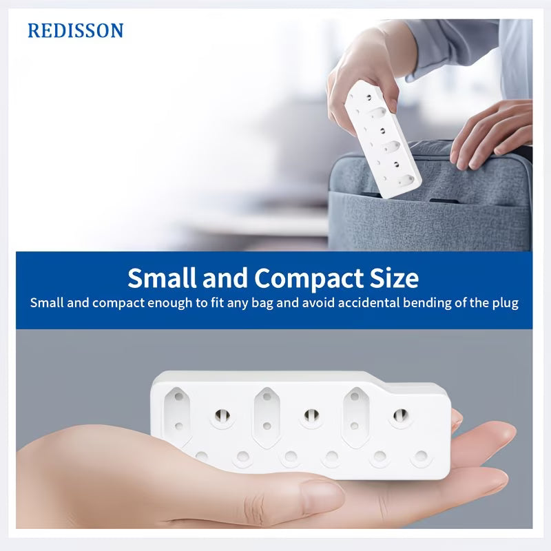 REDISSON R-36 6 Way 6x16Amp 220v Multi-Plug (10007244) - Electromann SA