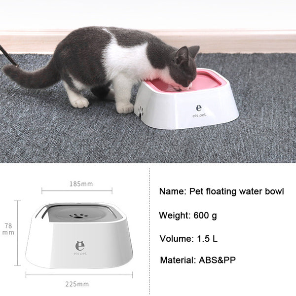 Splash Proof Water and Food Cat/Dog Bowl - Keep Your Floors Clean with this Practical Pet Bowl