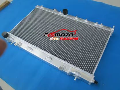 Aluminum Radiator + Cooling Fans for Subaru Impreza WRX/STI GDB GD8 GD 2002-2007