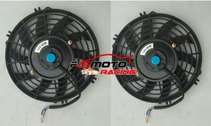 Aluminum Radiator + Cooling Fans for Subaru Impreza WRX/STI GDB GD8 GD 2002-2007