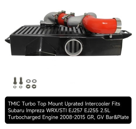 High-Performance Top Mount Intercooler Kit for 2008+ Subaru WRX/STI - Enhance Engine Cooling and Performance