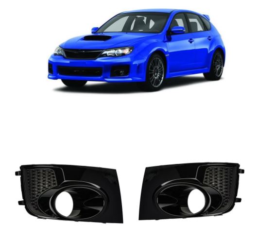 Unpainted Fog Light Cover Set for Front Bumper of Subaru Impreza WRX/STi 2011-2014