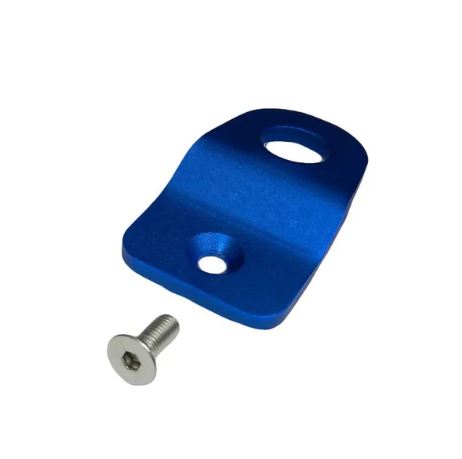 Durable Aluminum Radiator Stay Bracket for Subaru - Easy to Install Blue