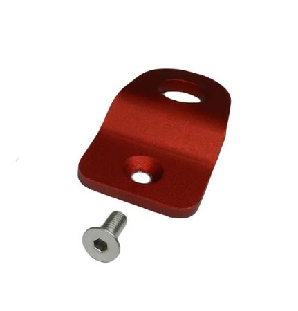 Durable Aluminum Radiator Stay Bracket for Subaru - Easy to Install Red