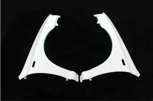 Improve the Look and Performance of Your Subaru Impreza WRX with +15mm Wider Fiber Glass Front Fenders