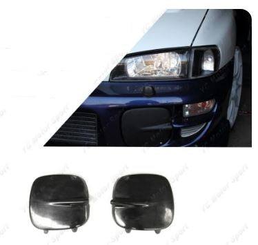 FRP Fiber Glass Fog Lamp Cover Fit For 1998-2000 Subaru Impreza WRX/STI GC8/GF8