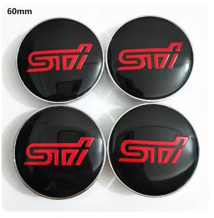 4pcs 60mm Centre Wheel Cap Set for Subaru WRX STI 2002-2012