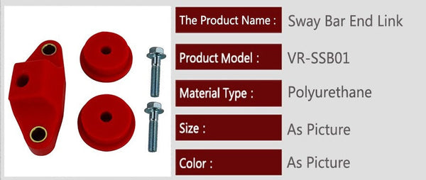 Front & Rear Shifter Stabilizer Bushing Kit (5 Speed ) For Subaru