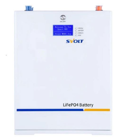 SVOLT 51.2V 5.43kwh 106AH Wall Mount (S-Type) Lithium Battery - Reliable and Efficient Power Source