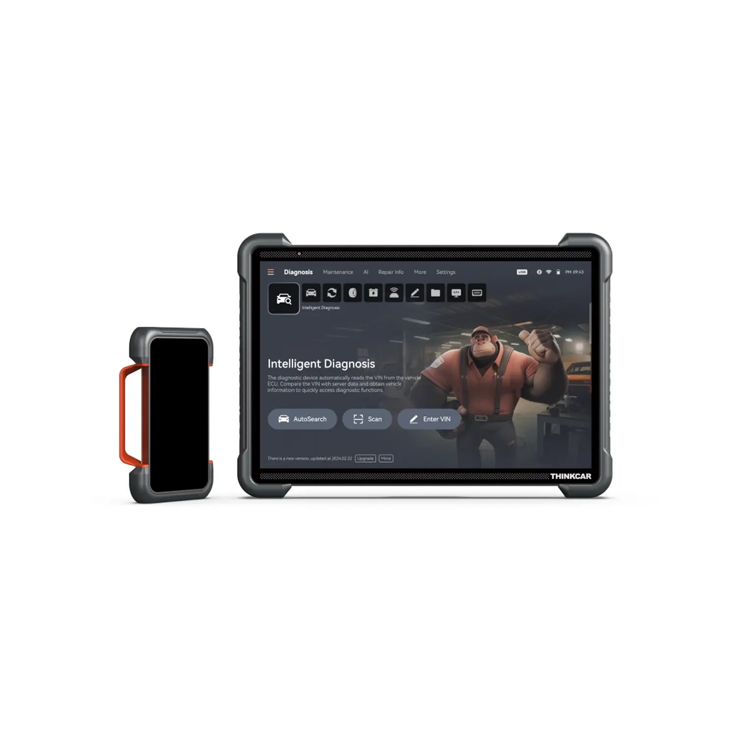 THINKTOOL Expert 394 12-inch AI Diagnostic Tool (10002447) - Electromann SA