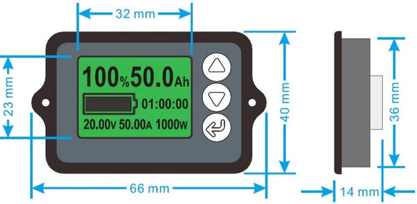 100V 100A Coulometer Precision Battery Capacity Tester