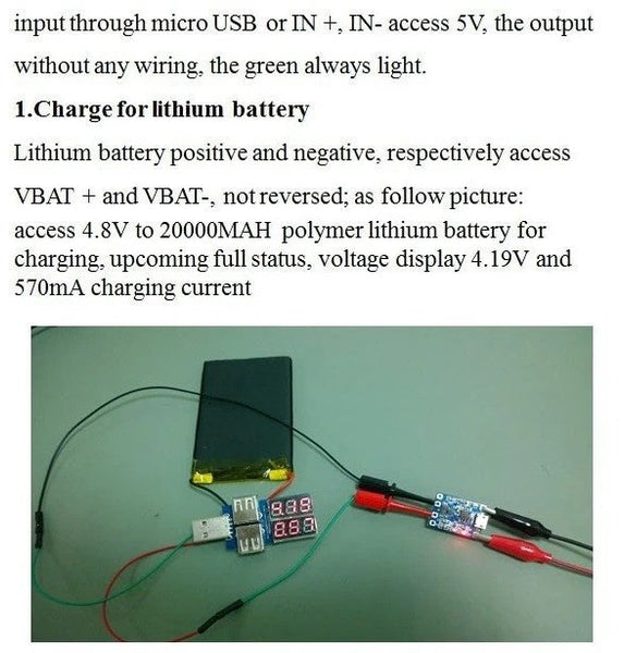 Micro USB TP4056 Charge And Discharge Protection Module