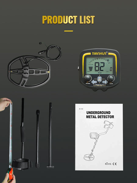 Discover Hidden Treasures with the TX850 Underground Metal Detector - 2.5m Depth Detection