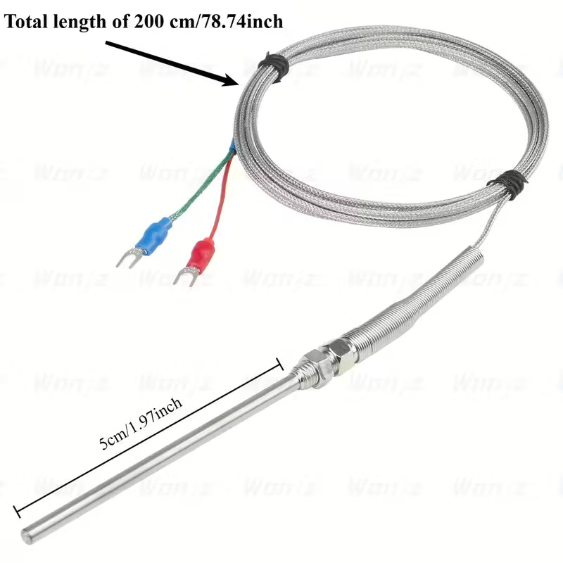1PCK 50mm A Type Thermocouple Temperature Sensor (10000887) - Electromann SA