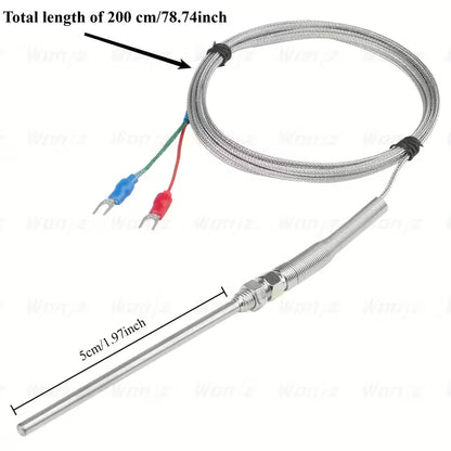 1PCK 50mm A Type Thermocouple Temperature Sensor (10000887) - Electromann SA