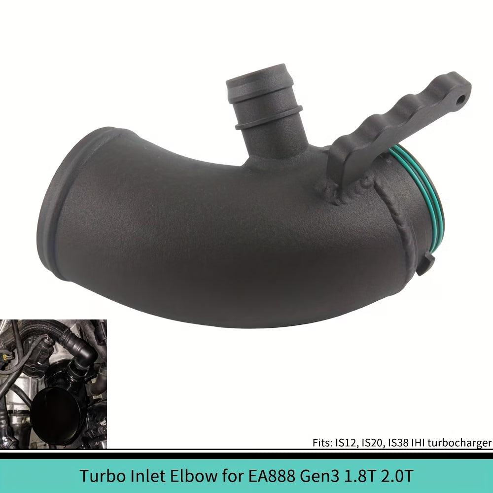 High Velocity Inlet Turbo Elbow Pipe for Golf Mk7 GTI R Audi S3 A3 TT 1.8T 2.0T - Electromann SA