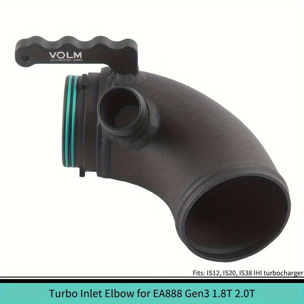 High Velocity Inlet Turbo Elbow Pipe for Golf Mk7 GTI R Audi S3 A3 TT 1.8T 2.0T - Electromann SA