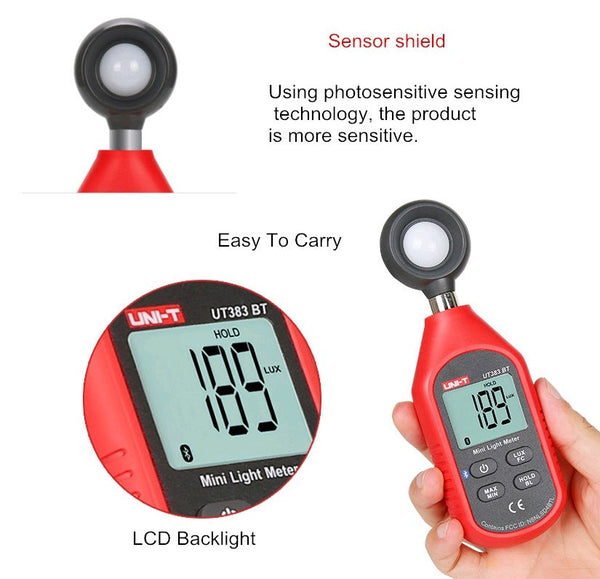 UNI-T UT383BT bluetooth Digital Luxmeter