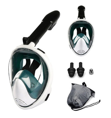 Underwater Scuba Diving Snorkling Anti Fog Full Face Mask