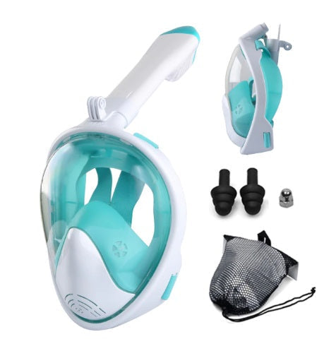 Underwater Scuba Diving Snorkling Anti Fog Full Face Mask