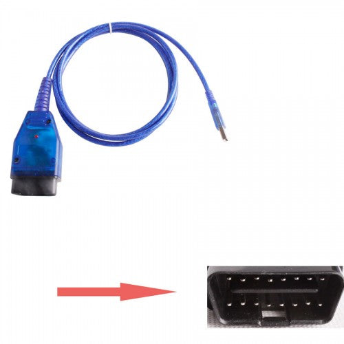 VAG OBDII USB KKL 409.1 Interface + FIAT ECUSCAN