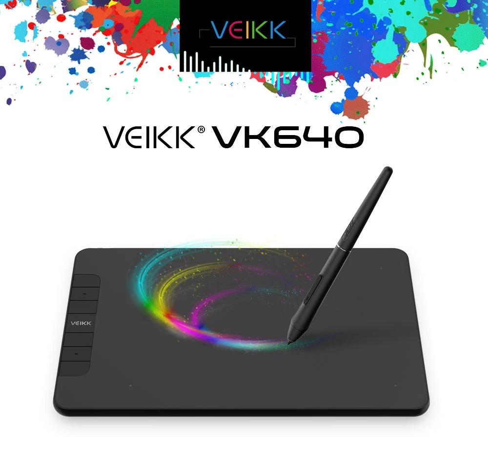 VEIKK VK640 6x4 inch Graphics Drawing Tablet