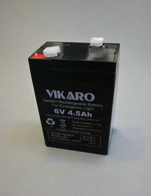 VIKARO 4.5ah 6v Rechargeable Solar Battery - High-Quality Battery for Solar-Powered Systems - Electromann SA