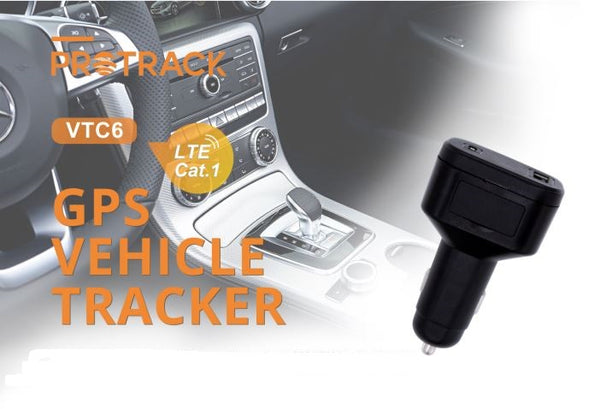 VTC6 DIY Car Lighter Socket Live Web and Mobile App GPS Tracker - Real-Time Vehicle Tracking Device