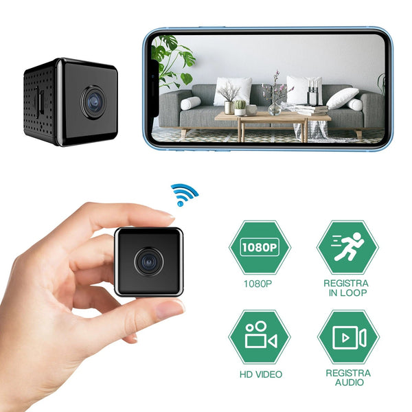 W10 1080P HD Mini Wireless Wifi Camera with Motion Detection