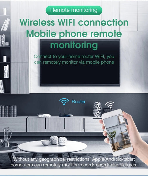 W10 1080P HD Mini Wireless Wifi Camera with Motion Detection