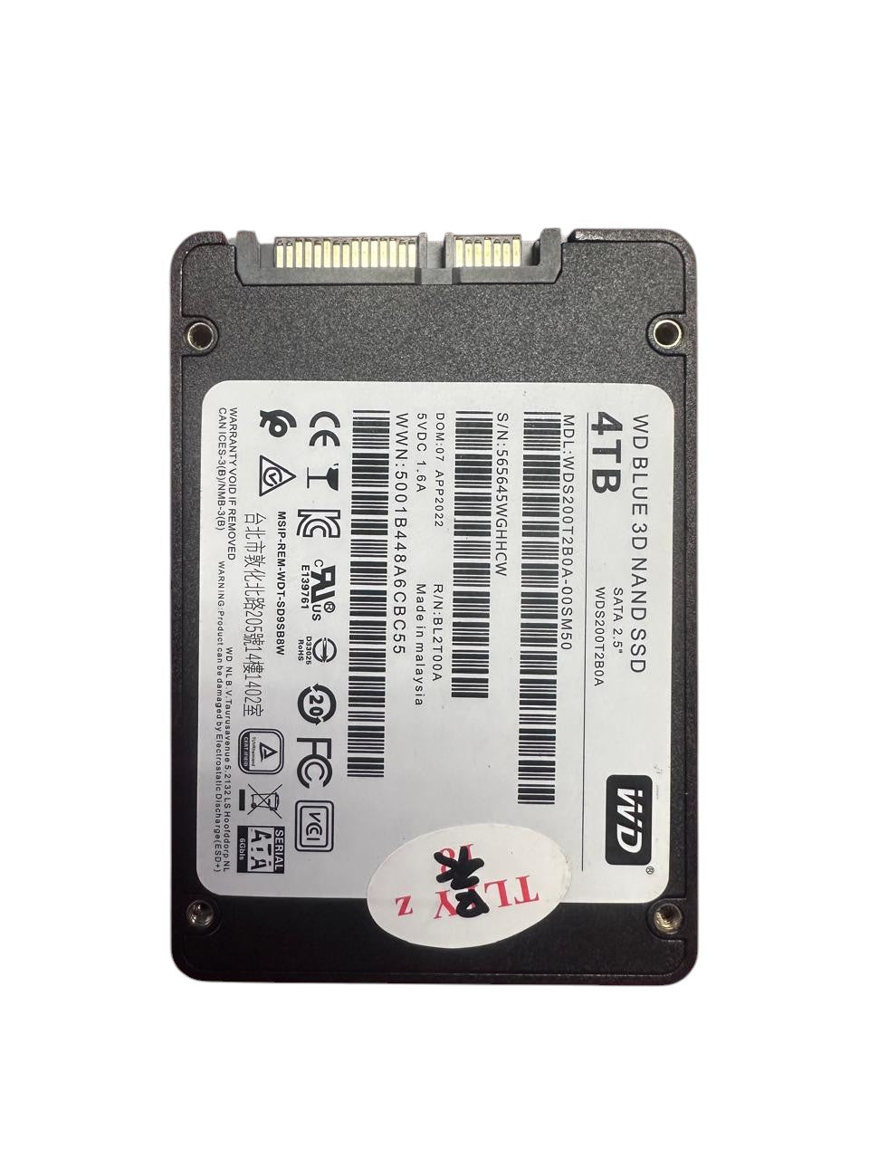 Western Digital 4TB SATA 2.5" Internal Solid State Drive – SSD  (10007790) - Electromann SA