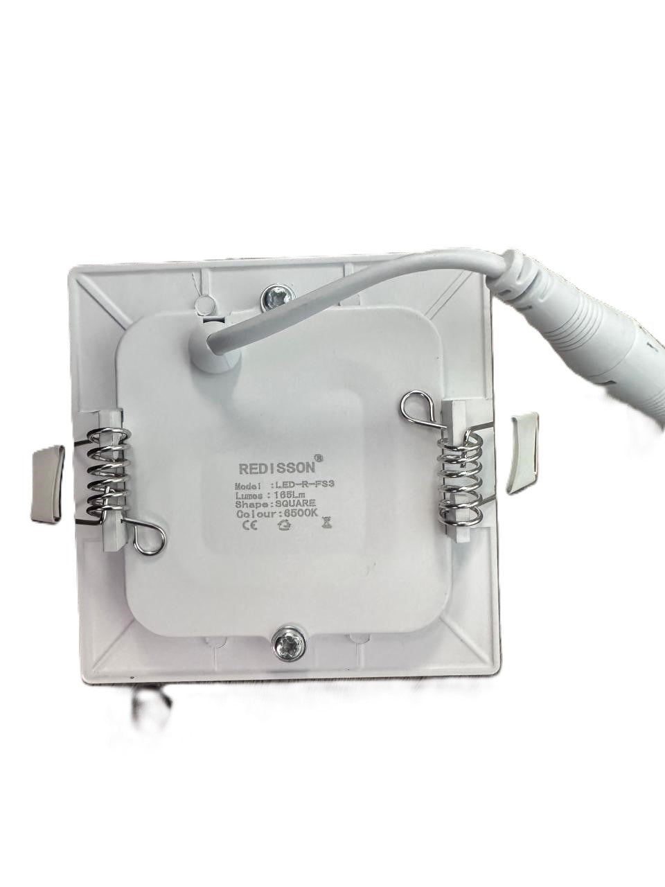 REDISSON Square 3Watt 250v AC 6500K Cool White LED Flush Mount Downlight - Electromann SA
