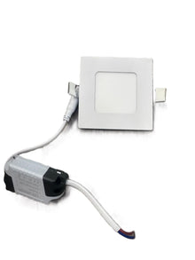 REDISSON Square 3Watt 250v AC 6500K Cool White LED Flush Mount Downlight - Electromann SA