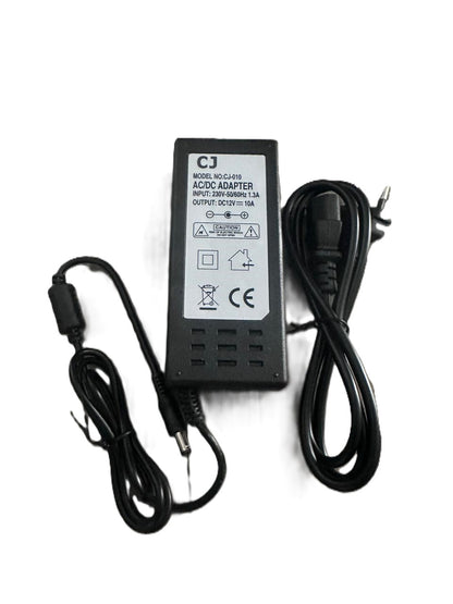 AC to DC 12V 10A EU Plug Power Supply - Reliable and Efficient Adapter (10007903) - Electromann SA