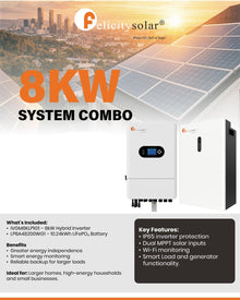 Felicity Solar 8kW 48V Inverter and Battery Combo (10008465)