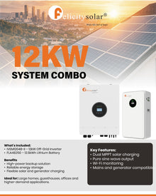 Felicity Solar 12kW 48V Inverter and Battery Combo (10008466)