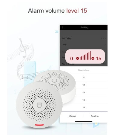 Wifi Wireless Smart Home Alarm System with Tuya Smart Life App Control - Enhance Your Home Security